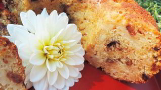 Яблочный кекс с шоколадом и изюмом Восхитительный