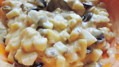 яблочный кекс с шоколадом и изюмом восхитительный