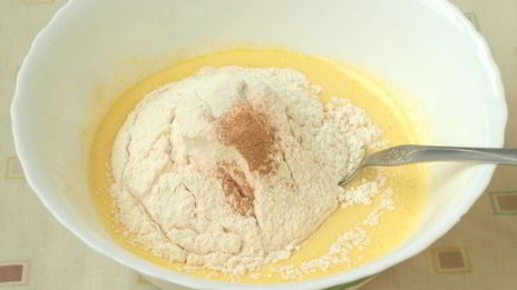 яблочные кексы со штрейзелем