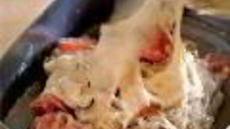 закусочный кекс с баклажанами и помидорами