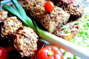 Закусочные овощные кексы