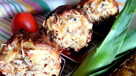 закусочные овощные кексы