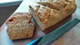 Бездрожжевой хлеб на пиве