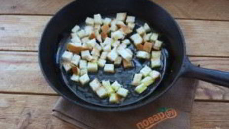 чудесная закуска из жареного хлеба и яйца