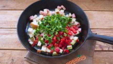 чудесная закуска из жареного хлеба и яйца