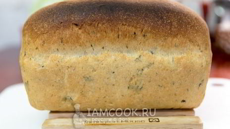 домашний пшеничный хлеб в духовке