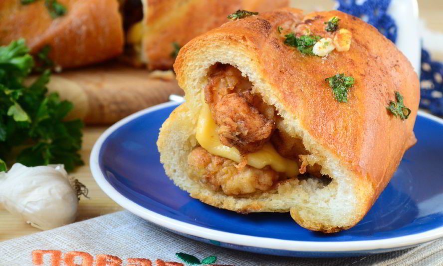 Рецепт фаршированного багета восторг