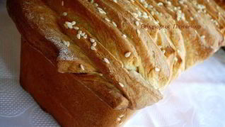 Итальянский молочный хлеб Аккордеон