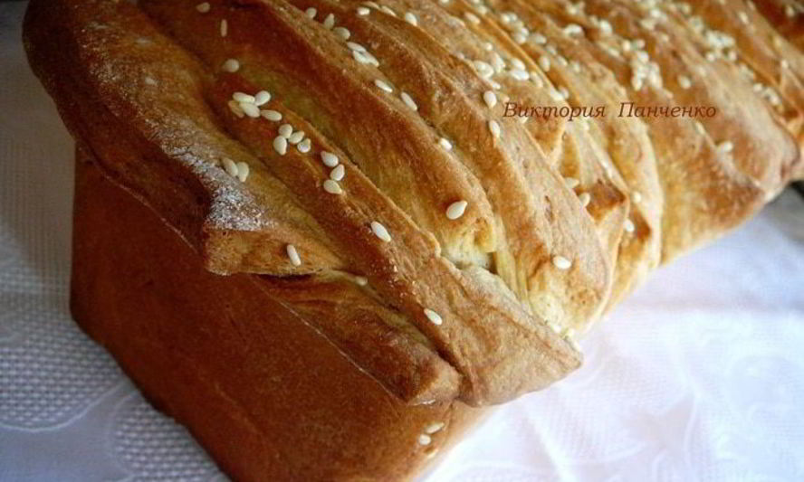 Рецепт итальянского молочного хлеба аккордеон