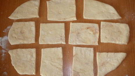 итальянский молочный хлеб аккордеон