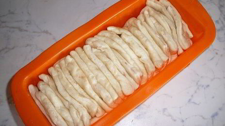 итальянский молочный хлеб аккордеон