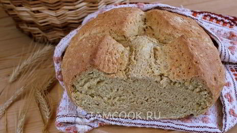 хлеб бездрожжевой в духовке