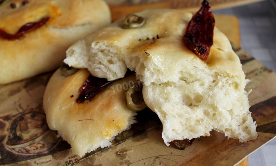 Рецепт хлеба фокачча