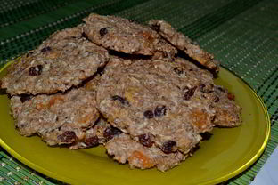 Хлебцы из овсянки с сухофруктами