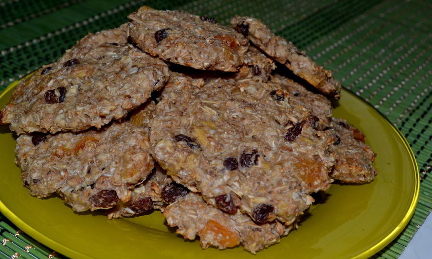 Рецепт хлебцев из овсянки с сухофруктами