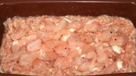 мясной хлеб из фарша