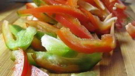 мясной хлеб с овощами