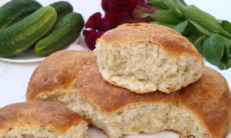 Рецепт огуречного хлеба