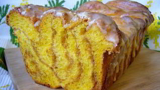 Постный тыквенный сахарный хлеб