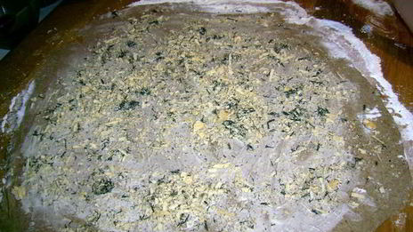 пряный хлеб чесночный венок