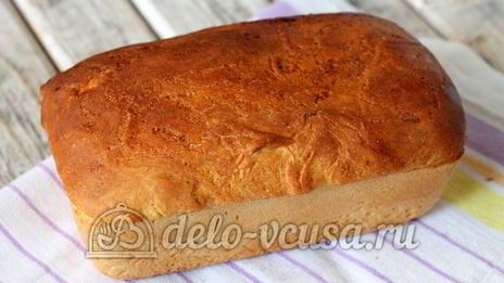 пшеничный хлеб в духовке