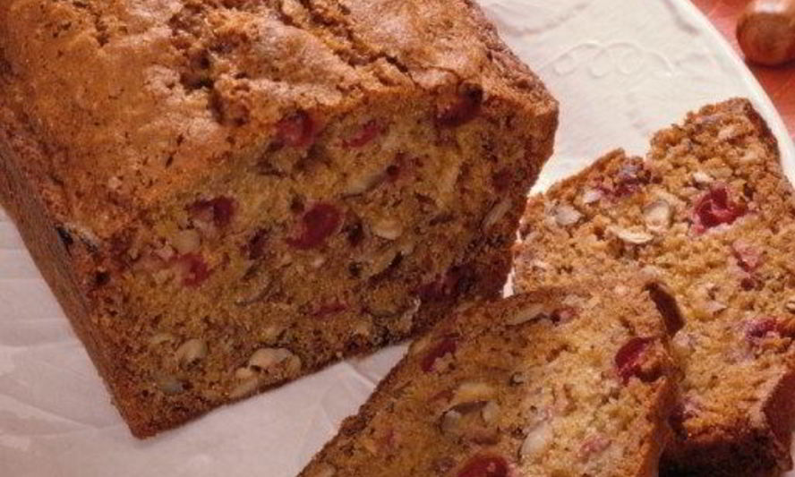 Рецепт тыквенного хлеба с сушеной клюквой, орехами пекан и белым шоколадом