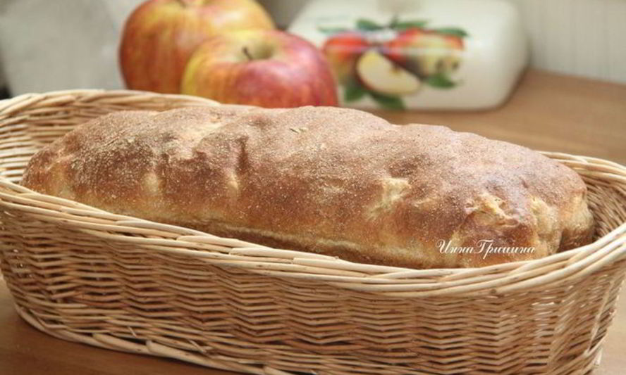 Рецепт яблочного хлеба с розмарином