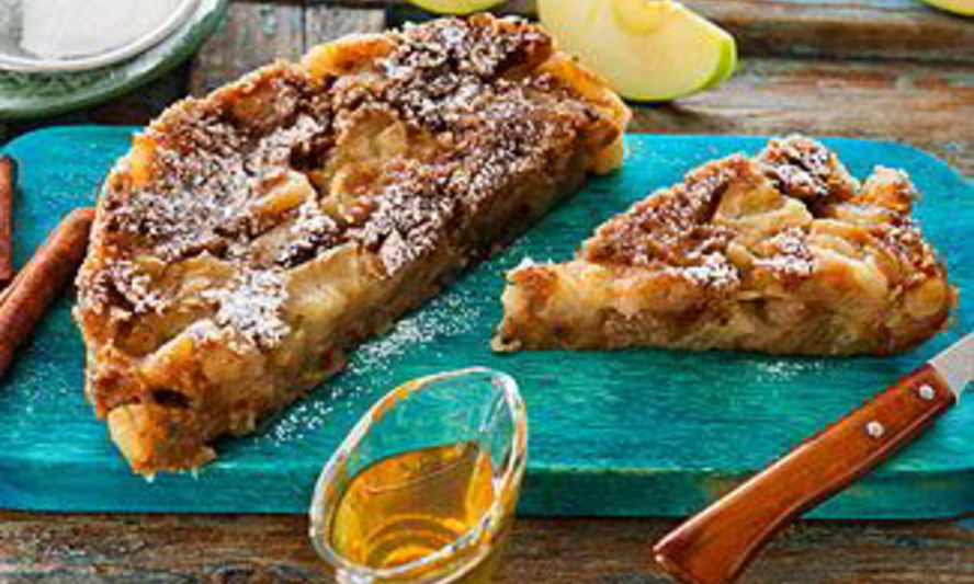 Рецепт яблочного пудинга из черного хлеба в мультиварке