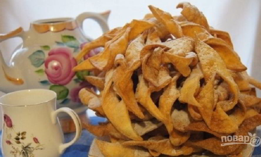 Рецепт хвороста на желтках