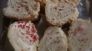 Кокосовый рулет