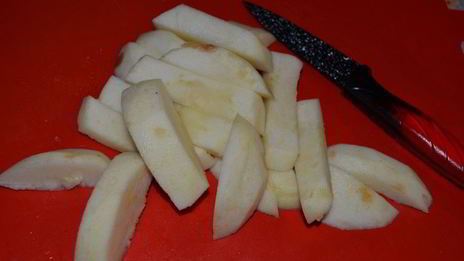 конвертики с яблоком