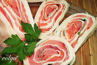 Быстрая закуска из лаваша