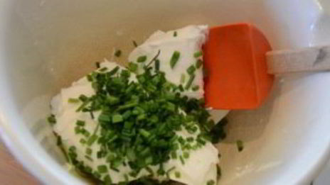 лаваш с сыром и зеленью