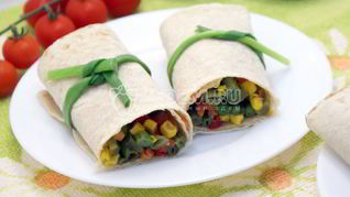 Овощи в лаваше