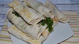 Рулетики из лаваша