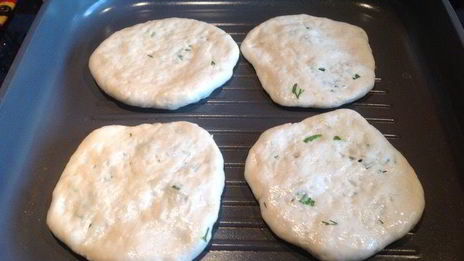 быстрые лепешки с зеленью