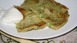 Диетическая кабачковая лепешка