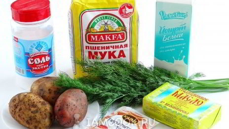 картофельные лепешки с укропом