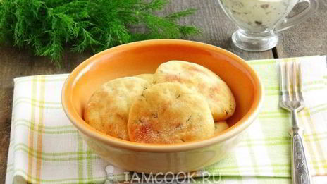 картофельные лепешки с укропом