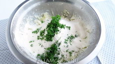 картофельные лепешки с укропом