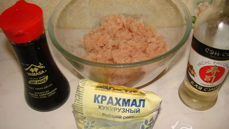 китайские лепешки с мясом и грибами му-эр