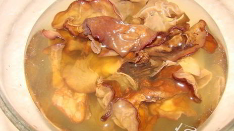 китайские лепешки с мясом и грибами му-эр