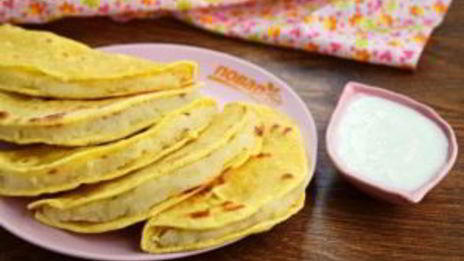 кузикмяк — сытная лепешка с картофелем