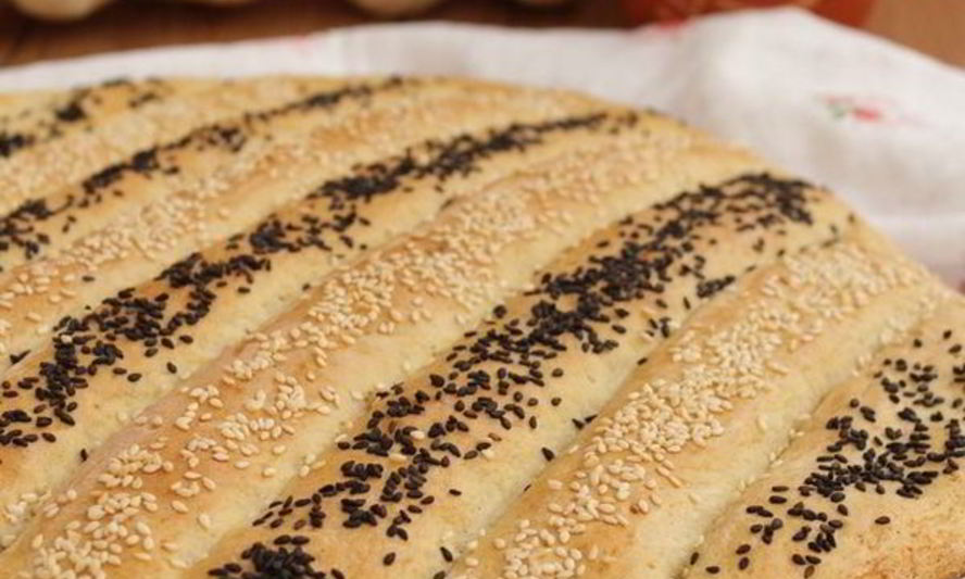 Рецепт лепешки полосатой