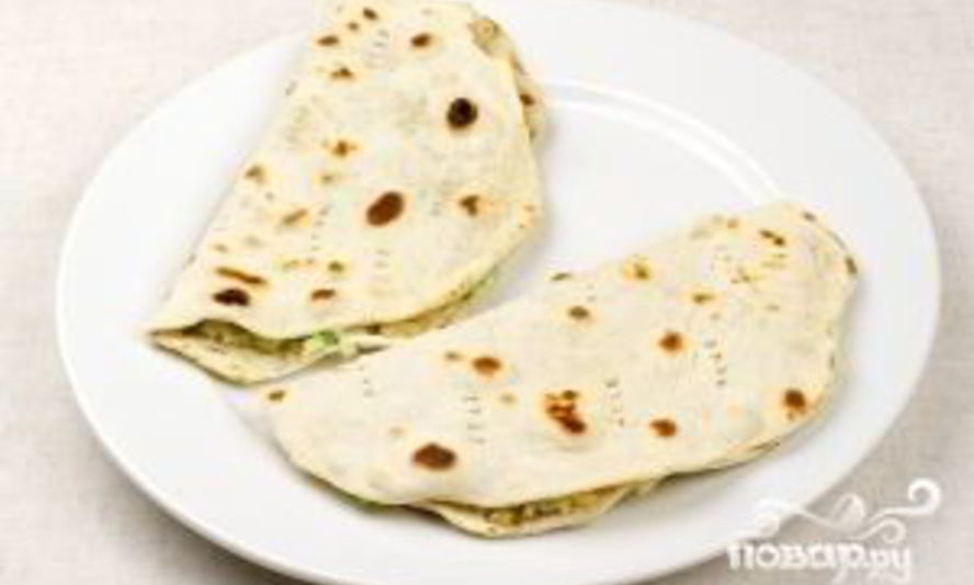 Рецепт лепешек с начинкой