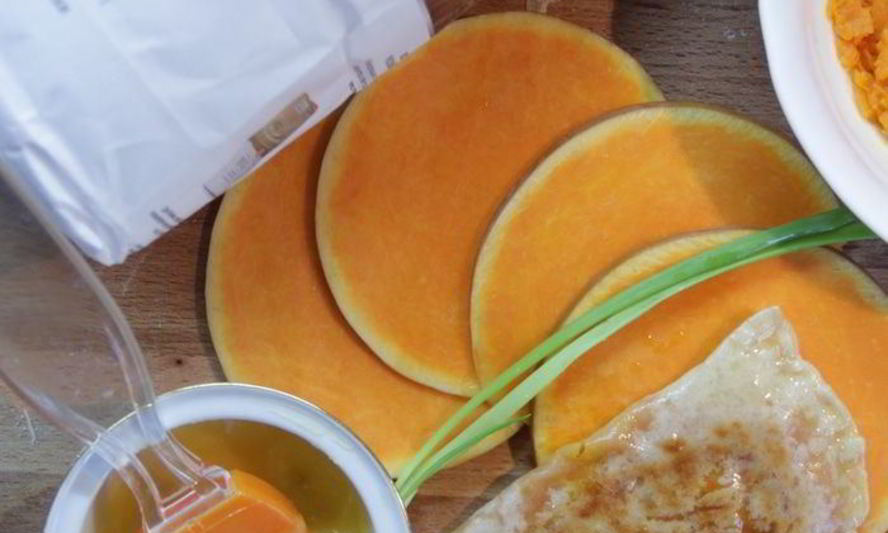 Рецепт лепешек с тыквой и чесноком