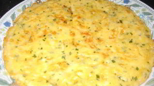 Простая сырная лепешка