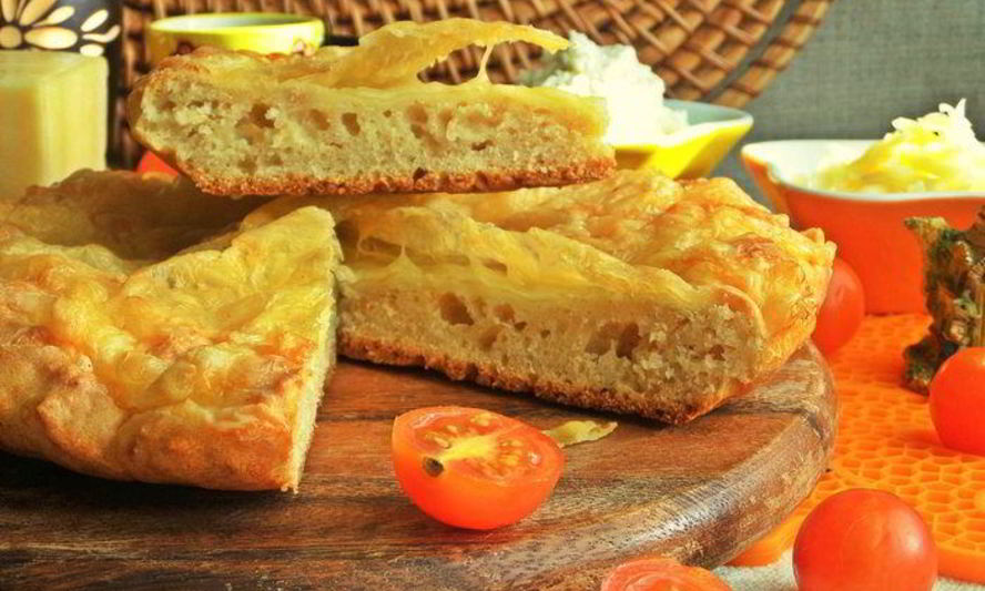 Рецепт сырной лепешки