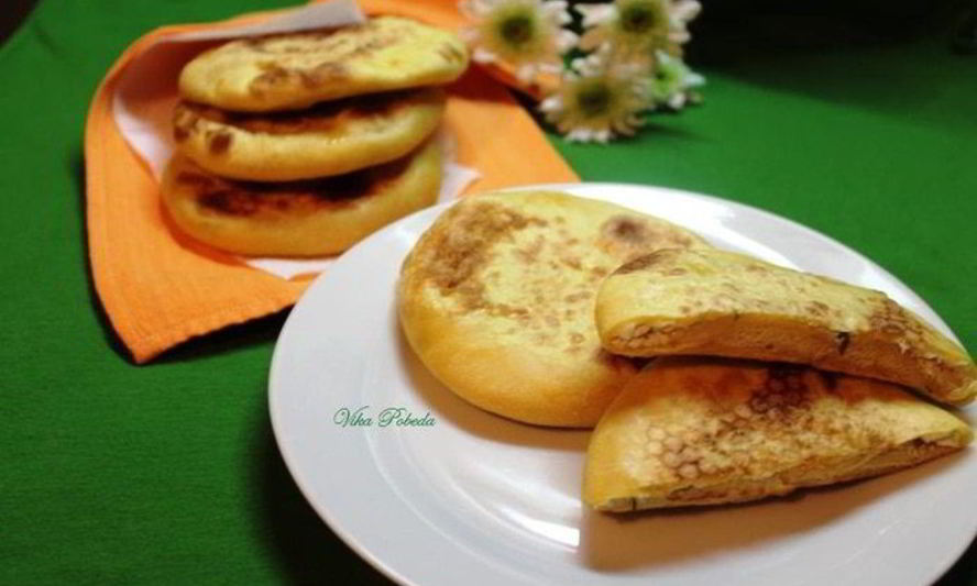 Рецепт тыквенных лепешек с начинкой