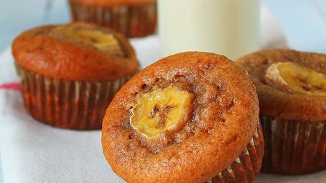 банановые маффины с корицей